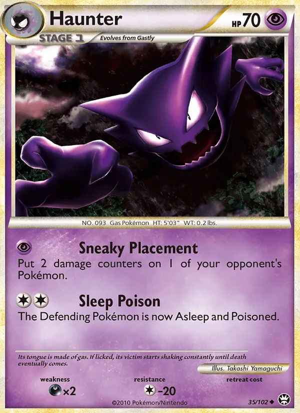 Haunter - Triumphant Pokemon Card