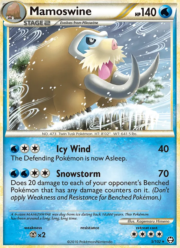 Mamoswine - Triumphant Pokemon Card