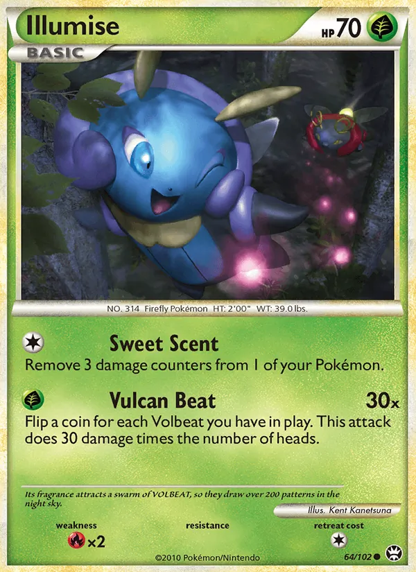 Illumise - Triumphant Pokemon Card