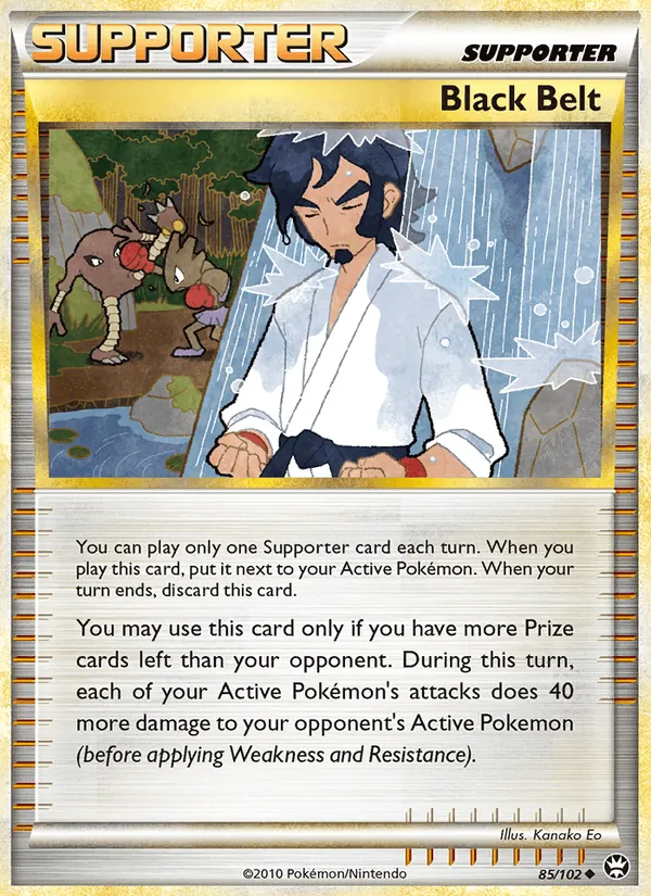 Black Belt - Triumphant Pokemon Card