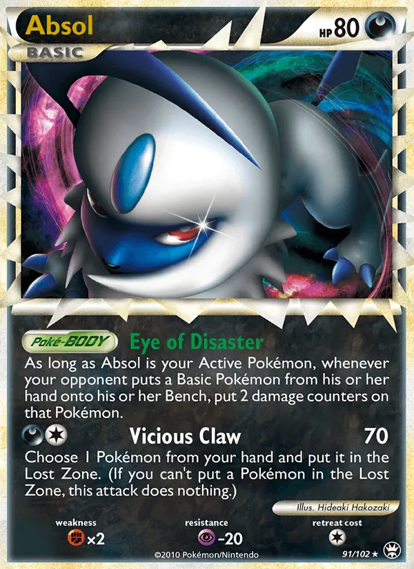 Absol - Triumphant Pokemon Card