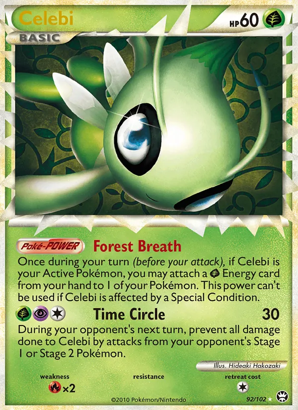 Celebi - Triumphant Pokemon Card