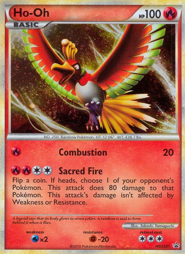 Ho-Oh - HGSS Black Star Promos Pokemon Card
