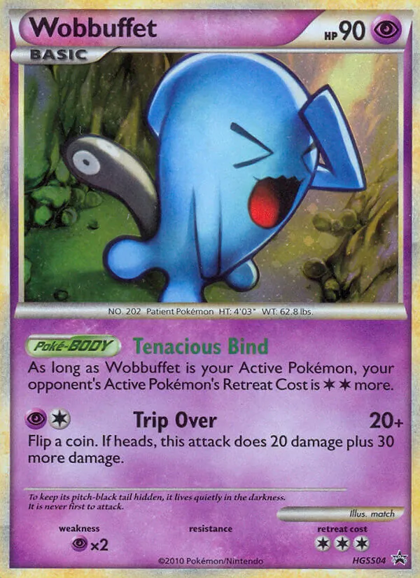 Wobbuffet - HGSS Black Star Promos Pokemon Card
