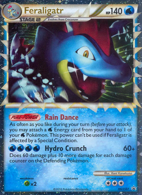 Feraligatr - HGSS Black Star Promos Pokemon Card