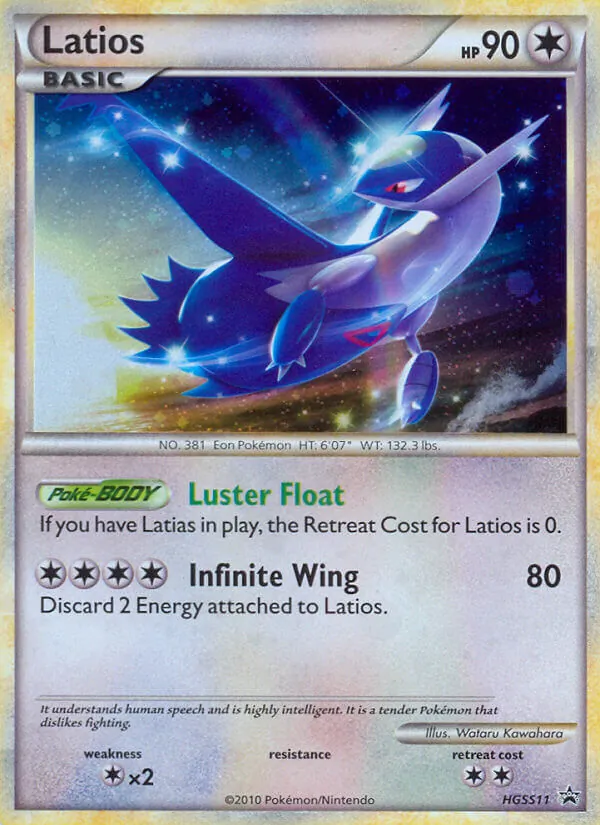 Latios - HGSS Black Star Promos Pokemon Card
