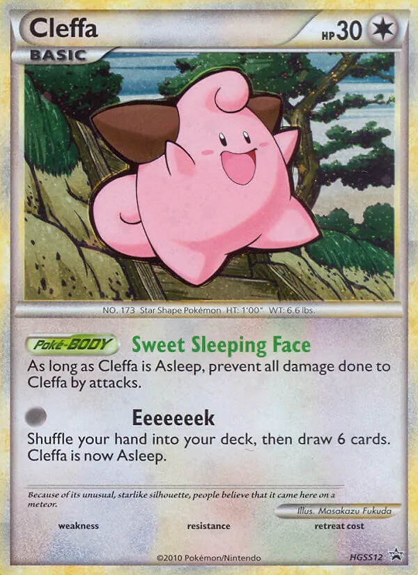 Cleffa - HGSS Black Star Promos Pokemon Card