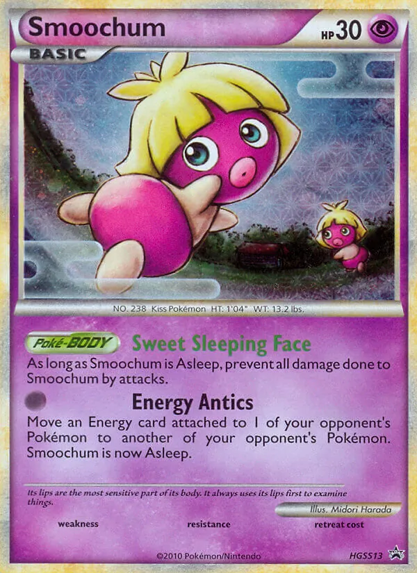 Smoochum - HGSS Black Star Promos Pokemon Card