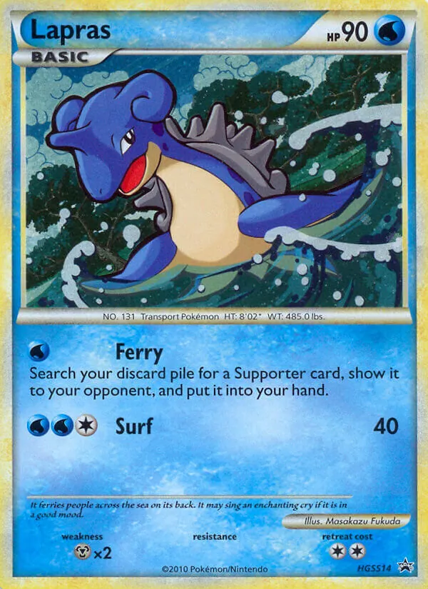 Lapras - HGSS Black Star Promos Pokemon Card