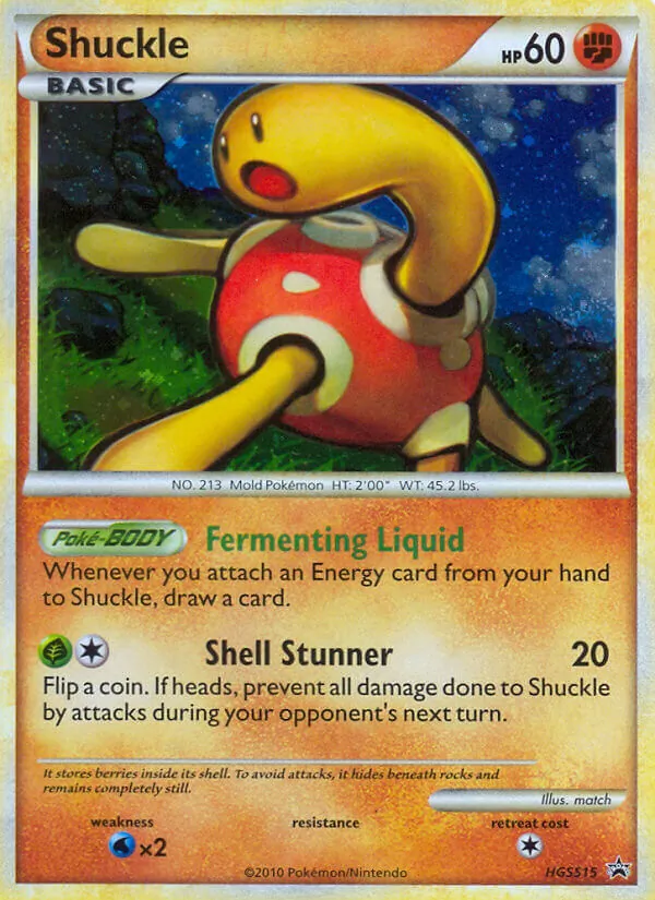 Shuckle - HGSS Black Star Promos Pokemon Card