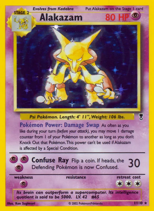 Alakazam - Legendary Collection Pokemon Card