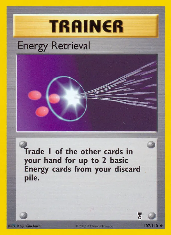 Energy Retrieval - Legendary Collection Pokemon Card