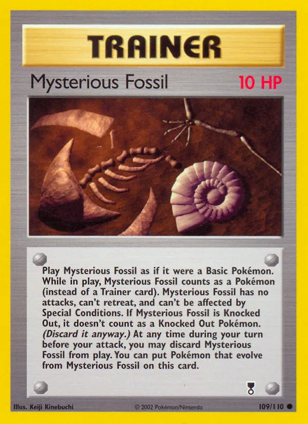 Mysterious Fossil - Legendary Collection Pokemon Card