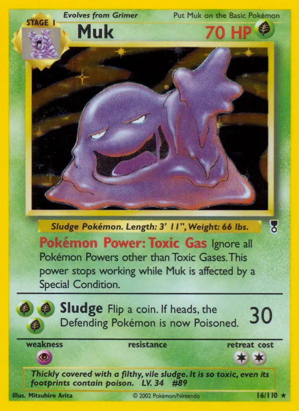 Muk - Legendary Collection Pokemon Card