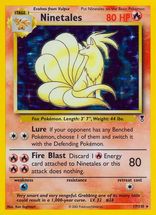 Ninetales - Legendary Collection Pokemon Card