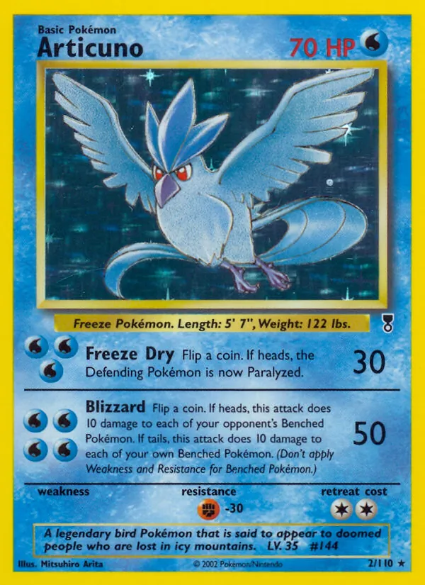 Articuno - Legendary Collection Pokemon Card