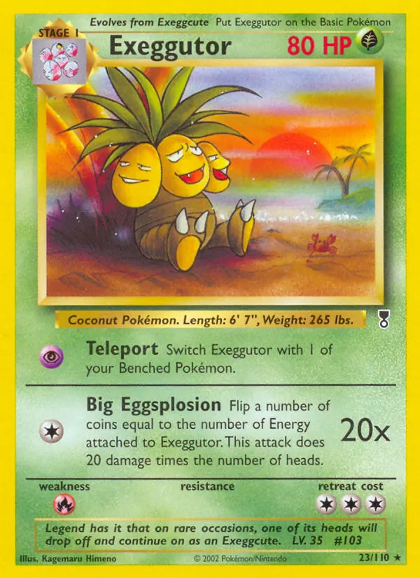Exeggutor - Legendary Collection Pokemon Card