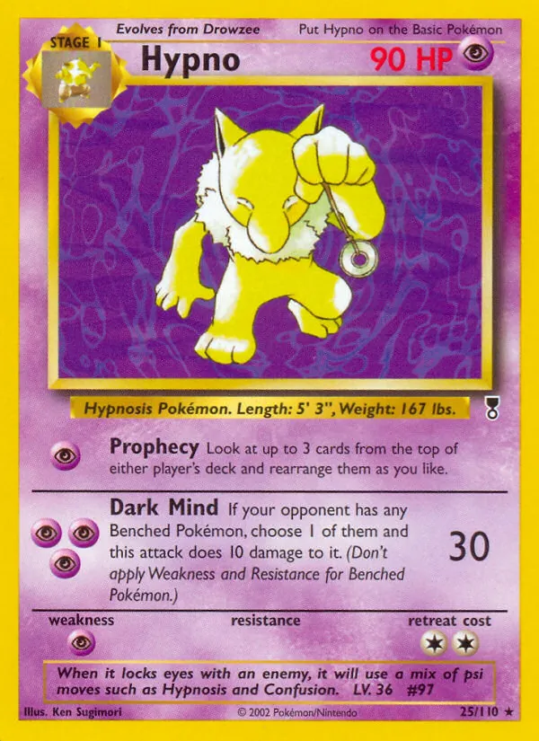 Hypno - Legendary Collection Pokemon Card
