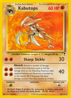 Kabutops - Legendary Collection