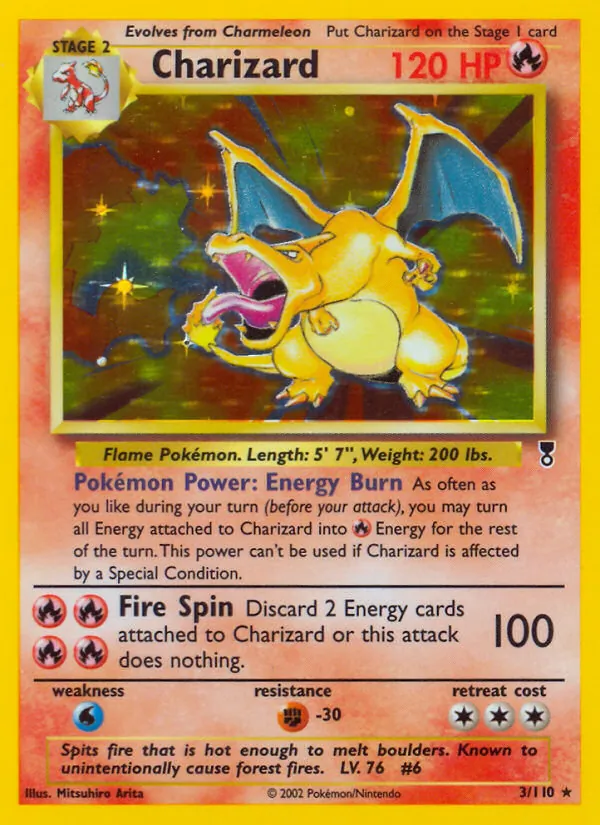Charizard - Legendary Collection Pokemon Card