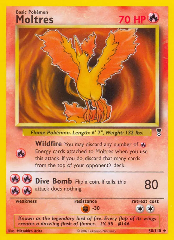 Moltres - Legendary Collection Pokemon Card