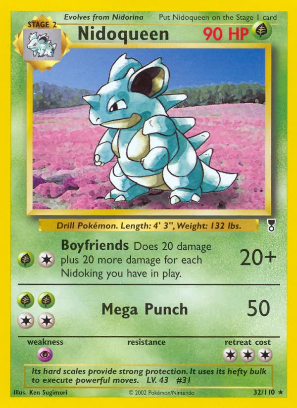 Nidoqueen - Legendary Collection Pokemon Card