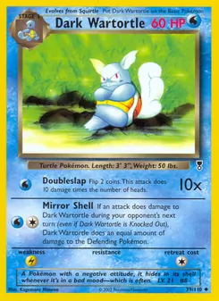 Dark Wartortle - Legendary Collection