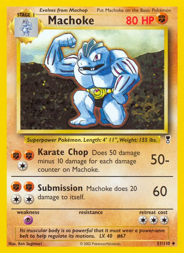 Machoke - Legendary Collection Pokemon Card