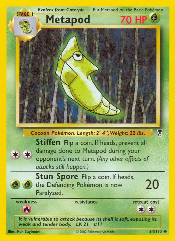 Metapod - Legendary Collection Pokemon Card