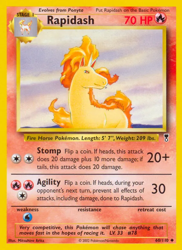 Rapidash - Legendary Collection Pokemon Card