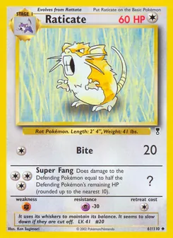 Raticate - Legendary Collection