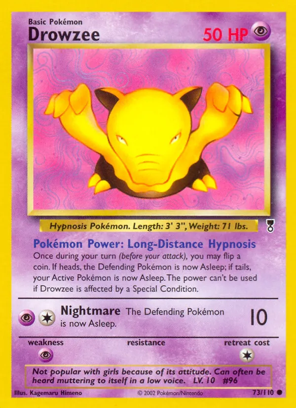 Drowzee - Legendary Collection Pokemon Card