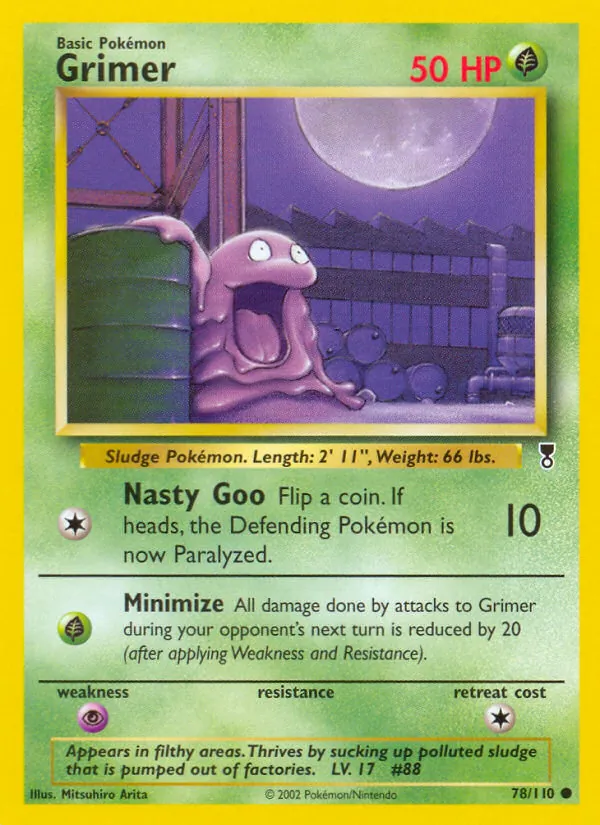 Grimer - Legendary Collection Pokemon Card