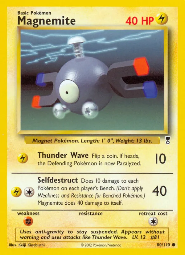 Magnemite - Legendary Collection Pokemon Card