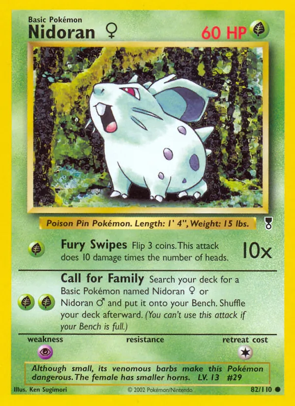 Nidoran♀ - Legendary Collection Pokemon Card