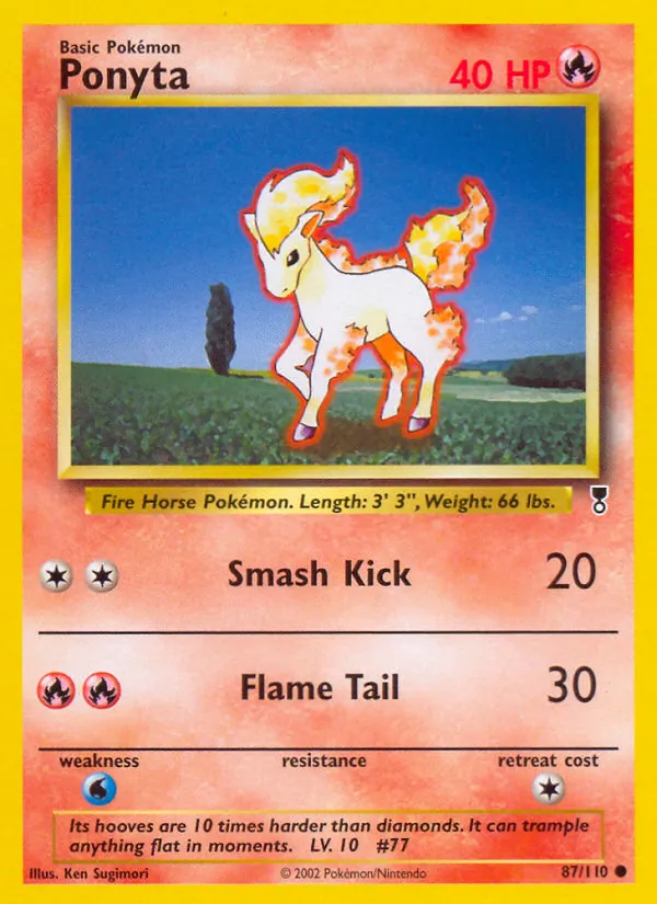 Ponyta - Legendary Collection Pokemon Card