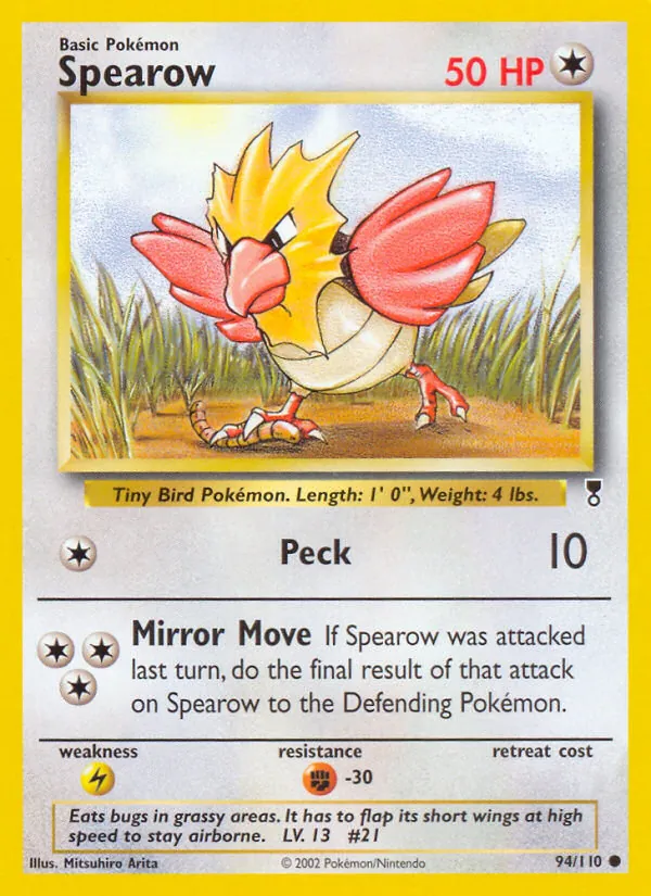 Spearow - Legendary Collection Pokemon Card