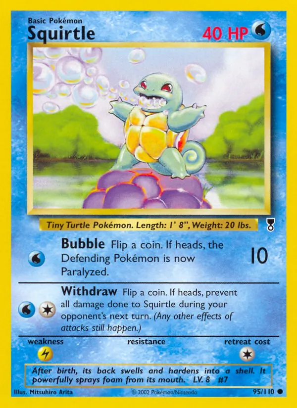 Squirtle - Legendary Collection Pokemon Card