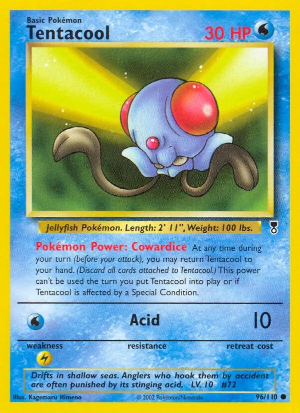 Tentacool - Legendary Collection Pokemon Card