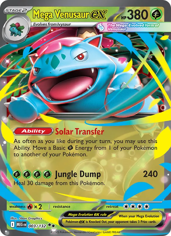 Mega Venusaur ex - Mega Evolution Pokemon Card