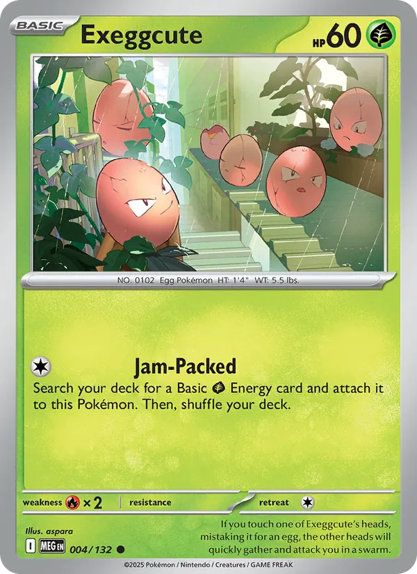Exeggcute - Mega Evolution Pokemon Card