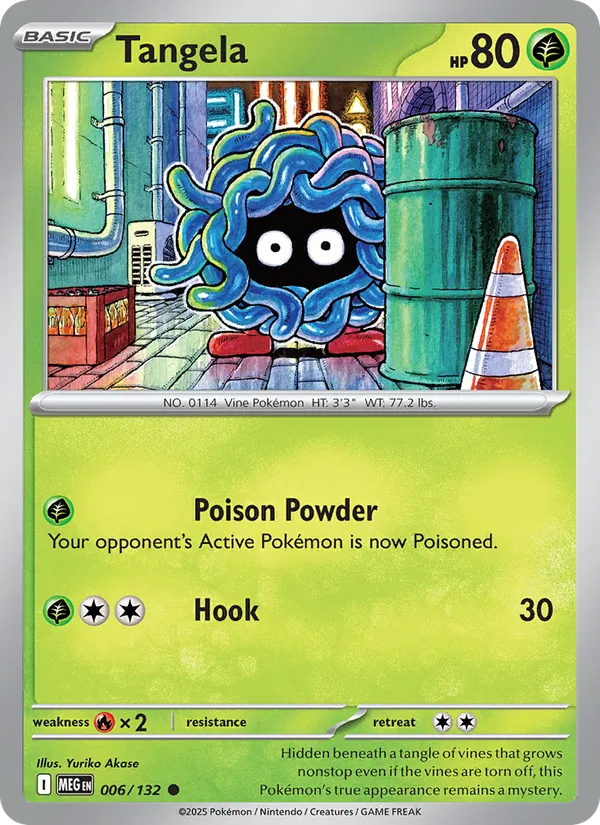 Tangela - Mega Evolution Pokemon Card