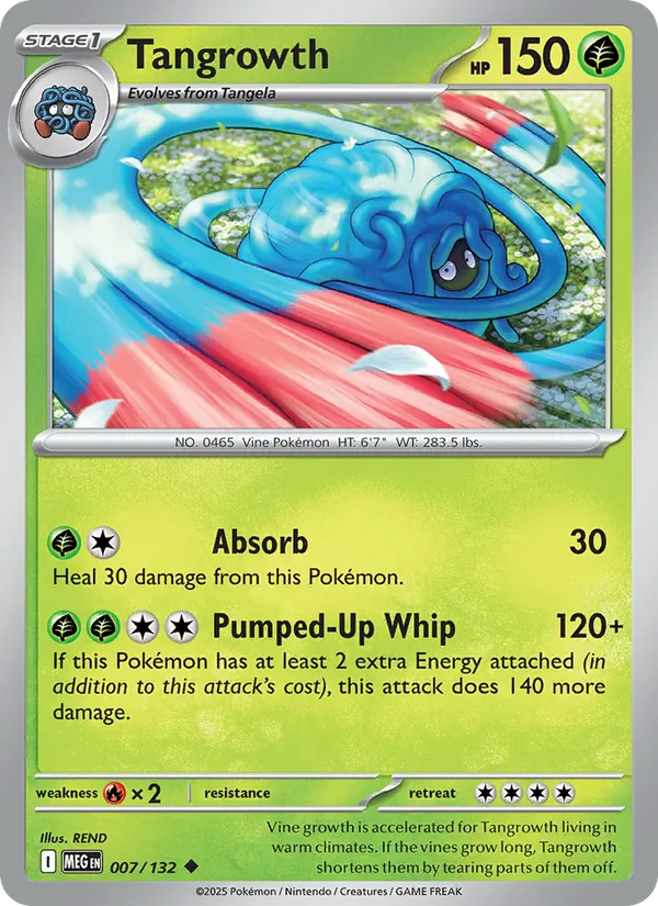 Tangrowth - Mega Evolution Pokemon Card