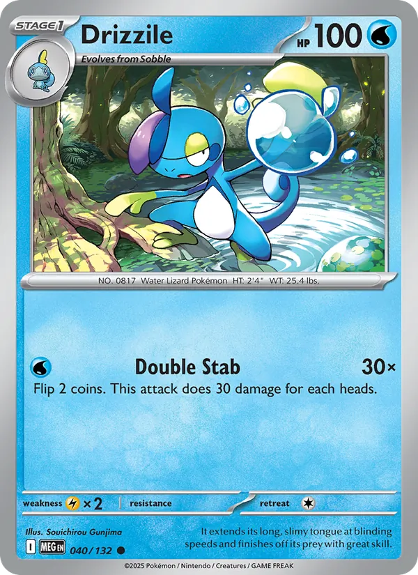 Drizzile - Mega Evolution Pokemon Card