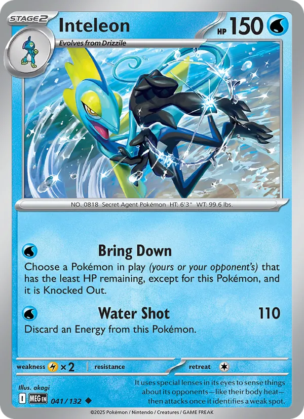 Inteleon - Mega Evolution Pokemon Card