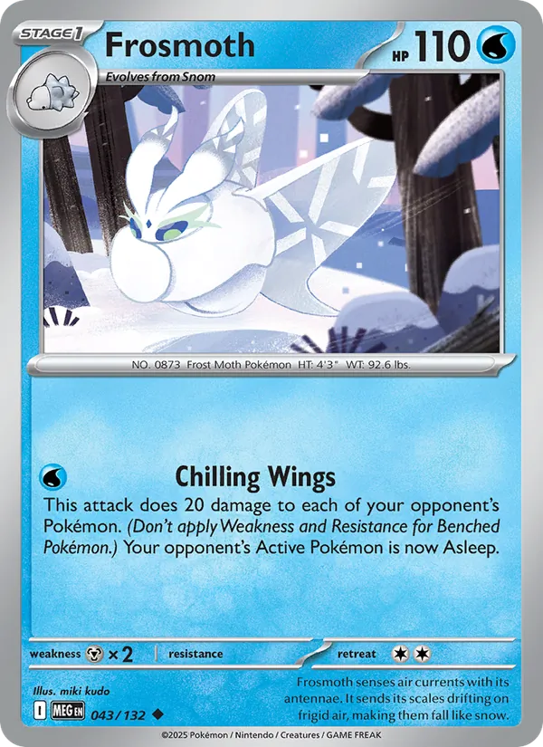 Frosmoth - Mega Evolution Pokemon Card