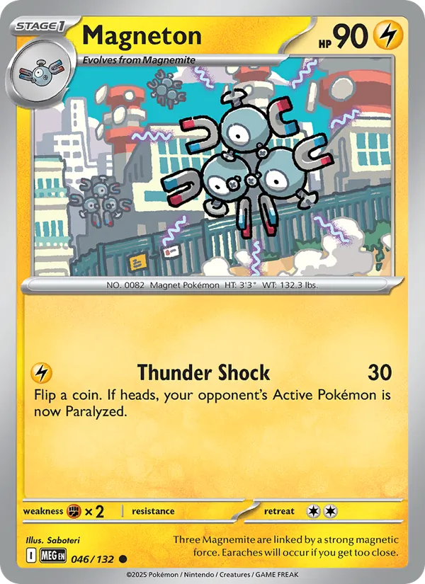 Magneton - Mega Evolution Pokemon Card