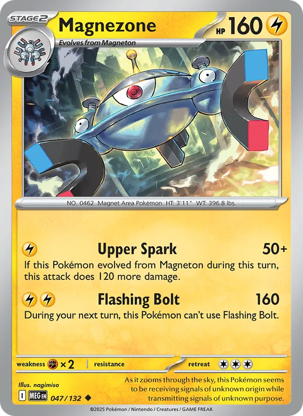 Magnezone - Mega Evolution Pokemon Card