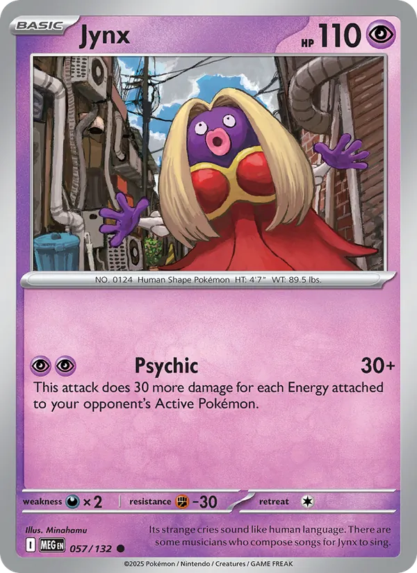 Jynx - Mega Evolution Pokemon Card