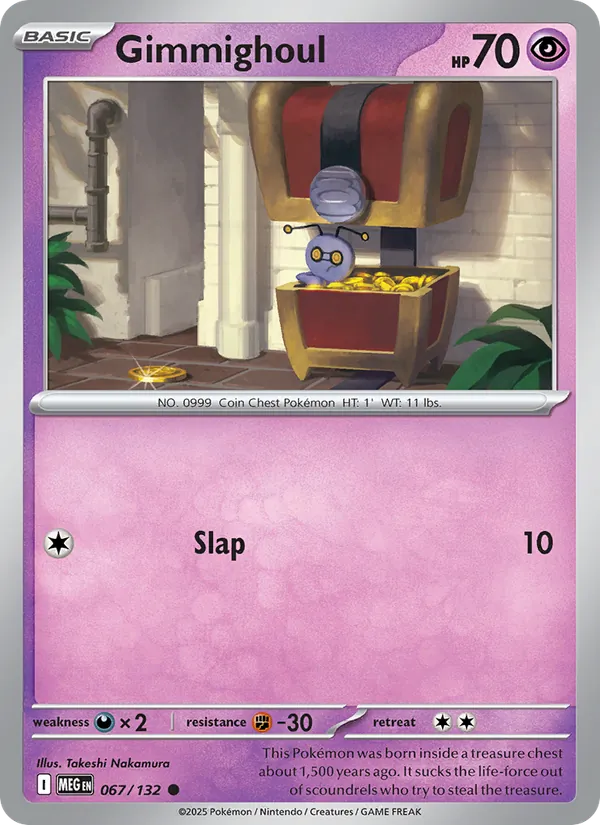 Gimmighoul - Mega Evolution Pokemon Card